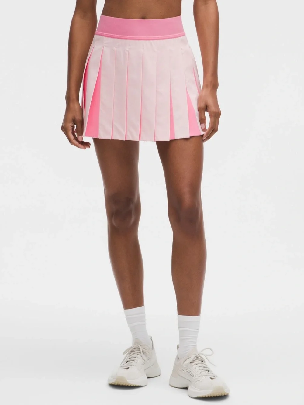 NWOT: $98 LULULEMON Peek-A-Boo Mid-Rise Tennis Skirt, Sz S, Pink Pearl/Candy Cld - Picture 4 of 10